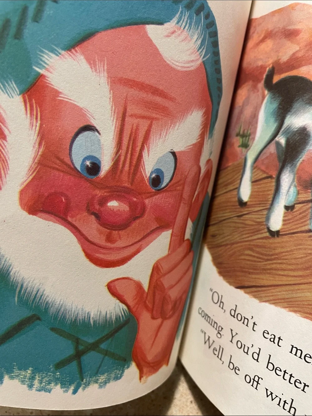 Rand McNally The Three Billy Goats Gruff - Brown Goat Kids Book